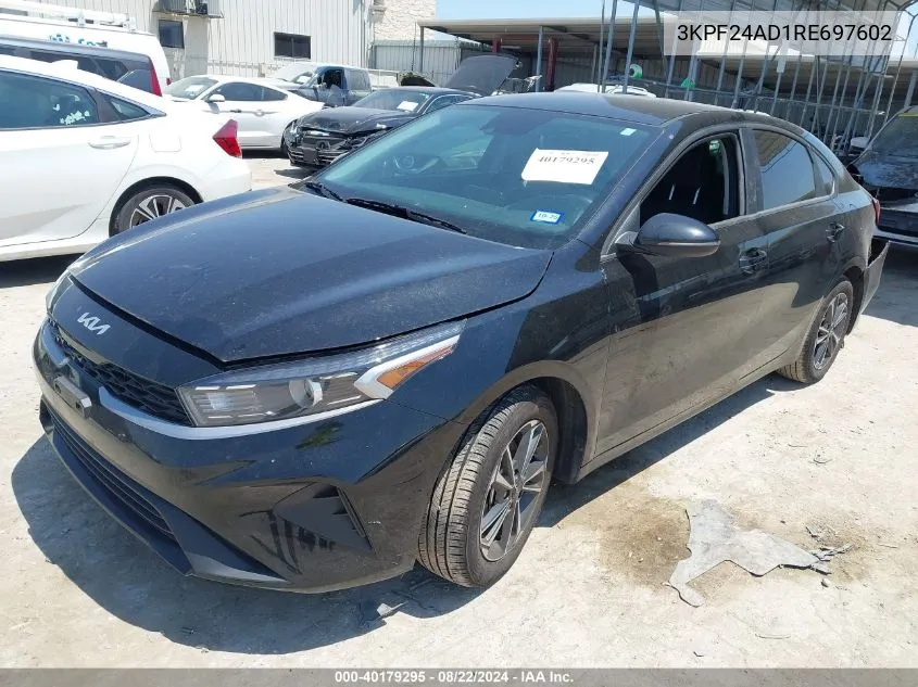 2024 Kia Forte Lxs VIN: 3KPF24AD1RE697602 Lot: 40179295