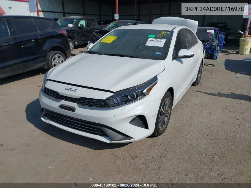 3KPF24AD0RE716978 2024 Kia Forte Lxs