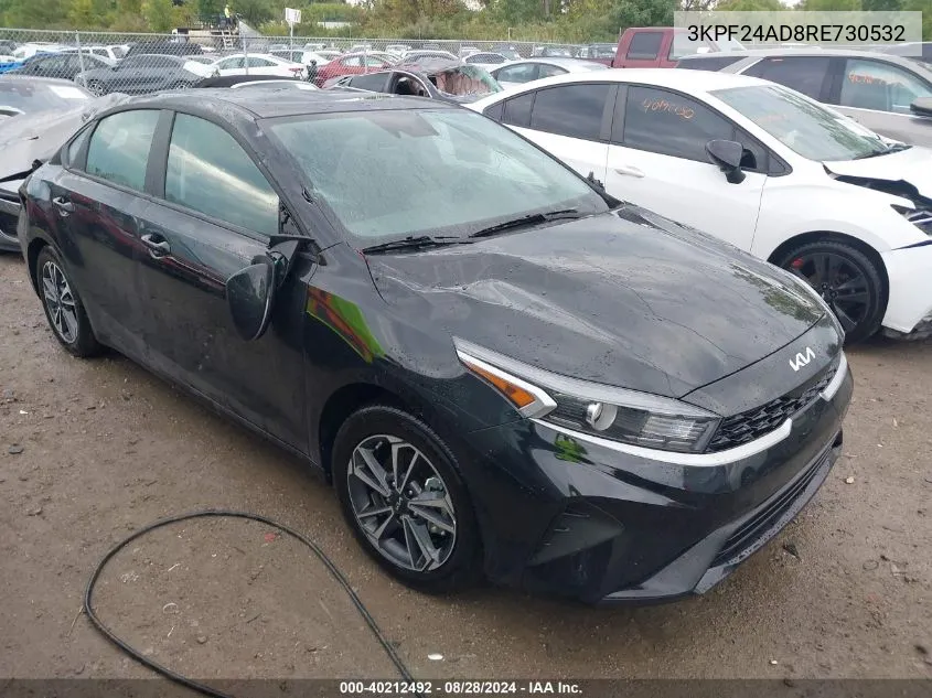 2024 Kia Forte Lxs VIN: 3KPF24AD8RE730532 Lot: 40212492