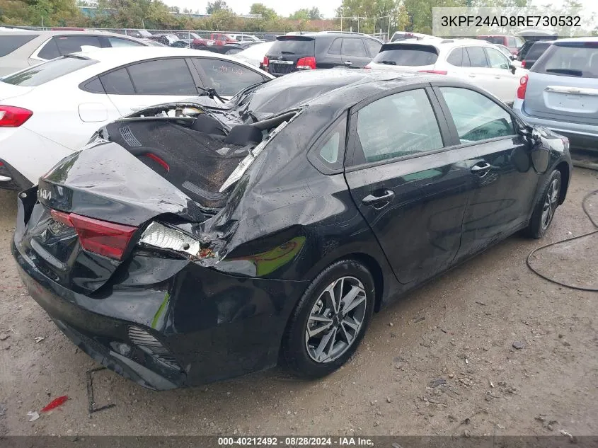 2024 Kia Forte Lxs VIN: 3KPF24AD8RE730532 Lot: 40212492