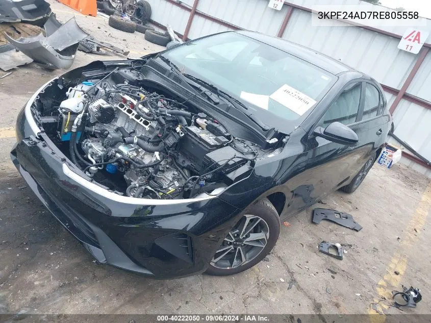 2024 Kia Forte Lxs VIN: 3KPF24AD7RE805558 Lot: 40222050