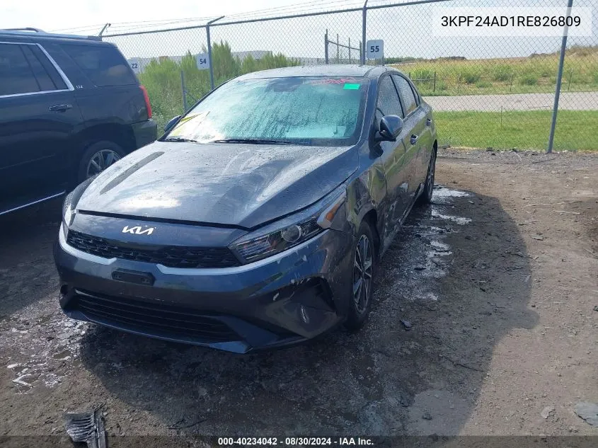 2024 Kia Forte Lxs VIN: 3KPF24AD1RE826809 Lot: 40234042