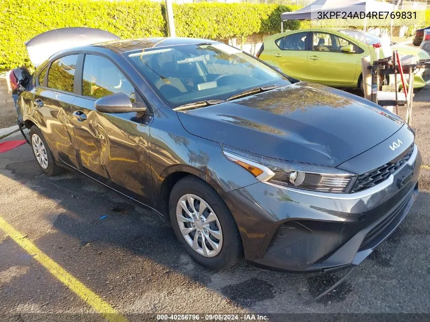 2024 Kia Forte Lx VIN: 3KPF24AD4RE769831 Lot: 40256796