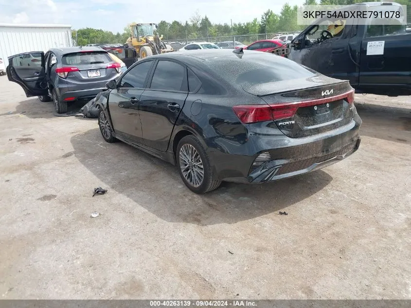 2024 Kia Forte Gt-Line VIN: 3KPF54ADXRE791078 Lot: 40263139