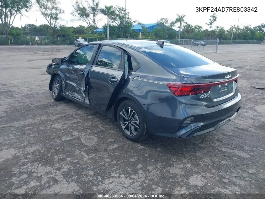 3KPF24AD7RE803342 2024 Kia Forte Lxs