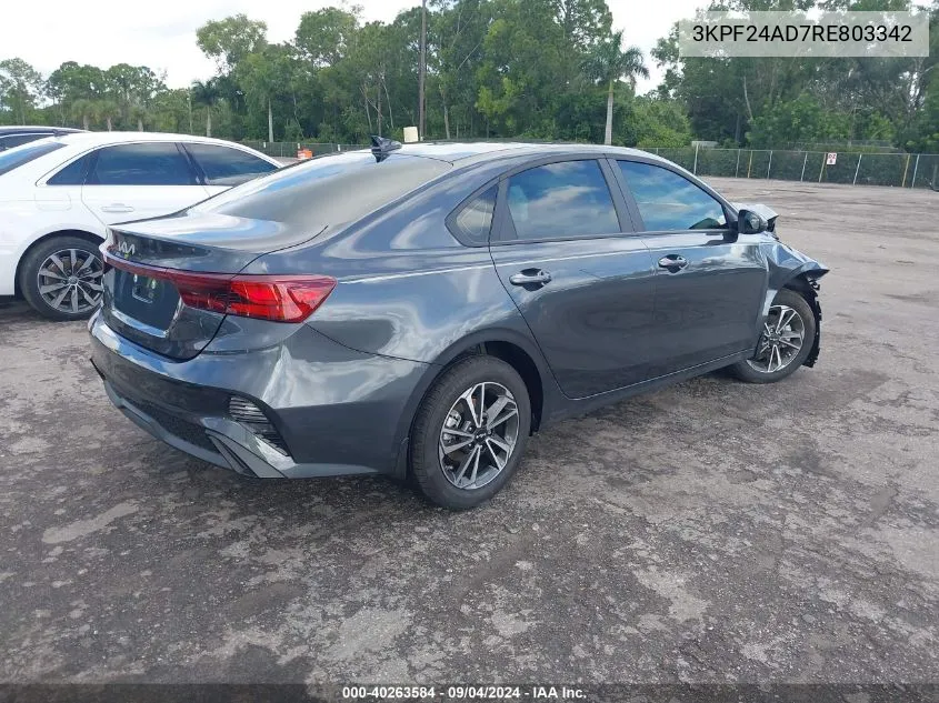 3KPF24AD7RE803342 2024 Kia Forte Lxs