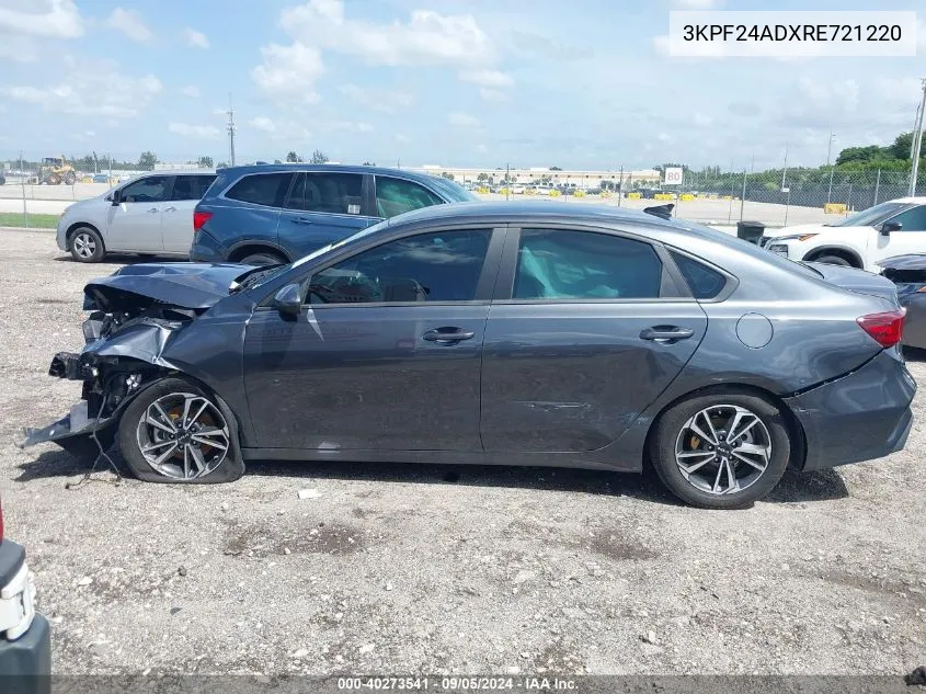 2024 Kia Forte Lx/Lxs VIN: 3KPF24ADXRE721220 Lot: 40273541