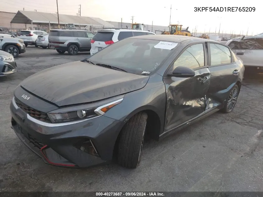 2024 Kia Forte Gt-Line VIN: 3KPF54AD1RE765209 Lot: 40273687