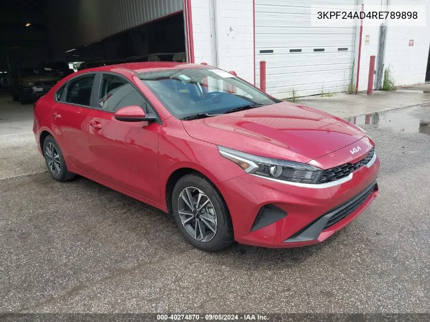 2024 Kia Forte Lxs VIN: 3KPF24AD4RE789898 Lot: 40274870