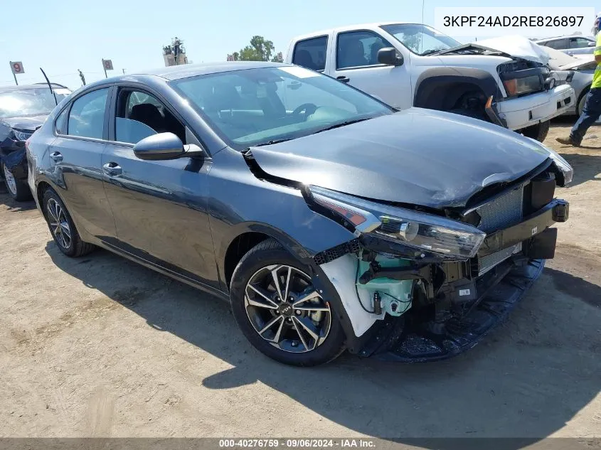 2024 Kia Forte Lxs VIN: 3KPF24AD2RE826897 Lot: 40276759