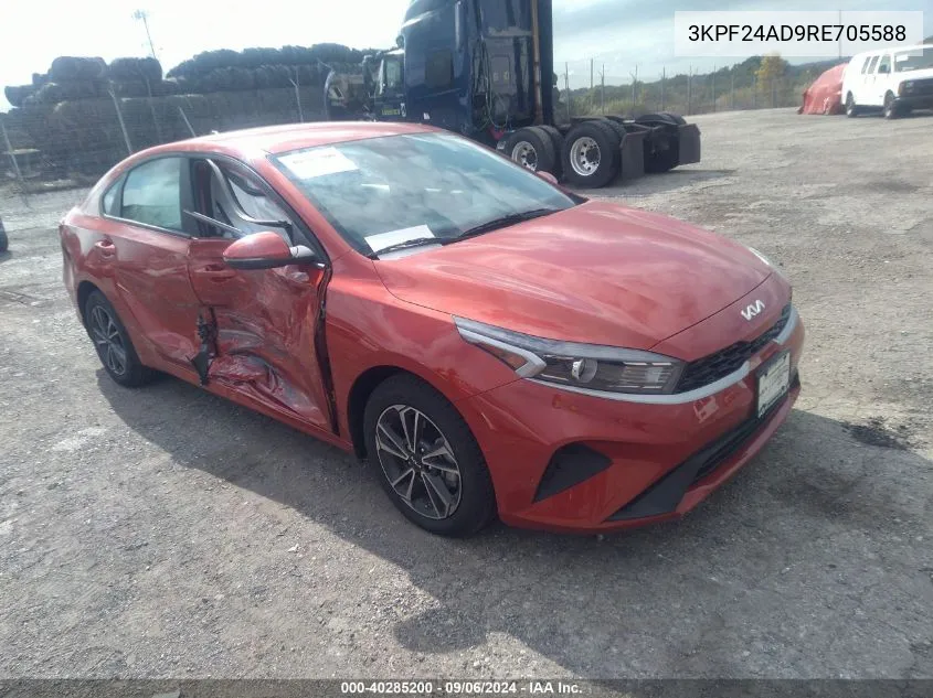 2024 Kia Forte Lxs VIN: 3KPF24AD9RE705588 Lot: 40285200