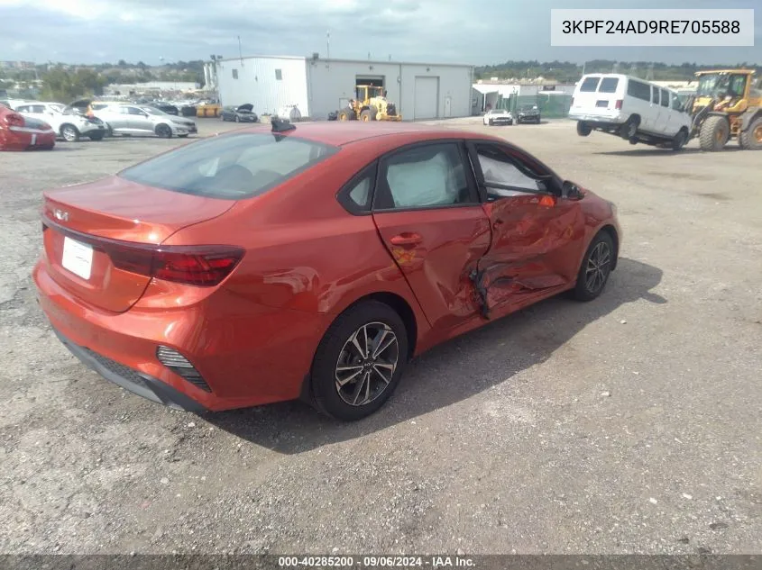 2024 Kia Forte Lxs VIN: 3KPF24AD9RE705588 Lot: 40285200