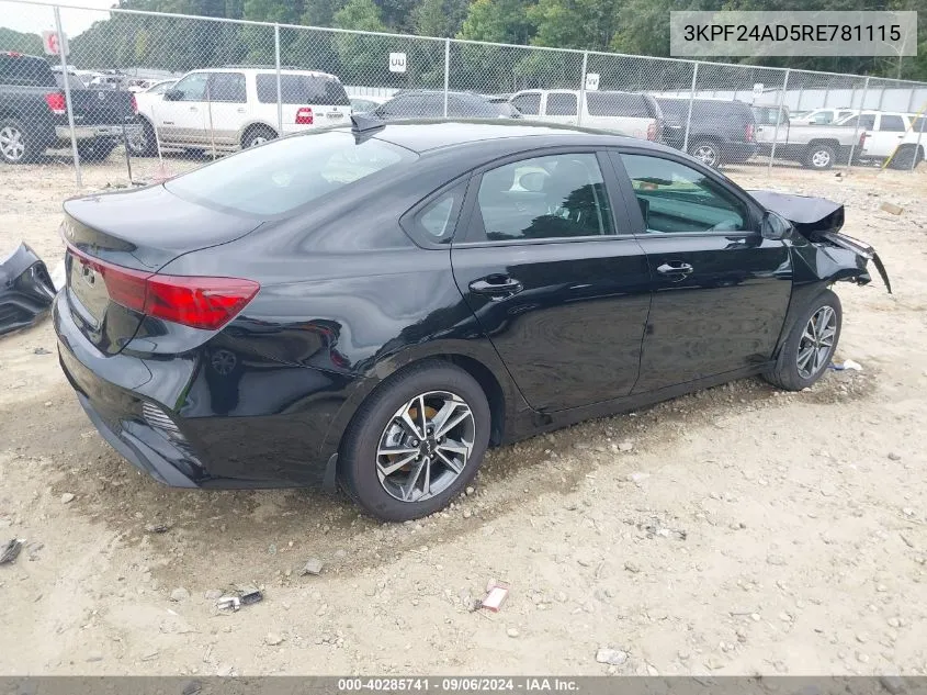 3KPF24AD5RE781115 2024 Kia Forte Lxs