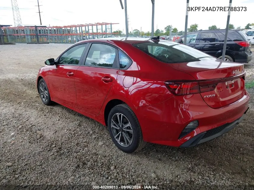 2024 Kia Forte Lxs VIN: 3KPF24AD7RE788373 Lot: 40289013