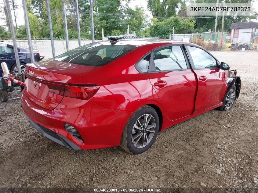 2024 Kia Forte Lxs VIN: 3KPF24AD7RE788373 Lot: 40289013