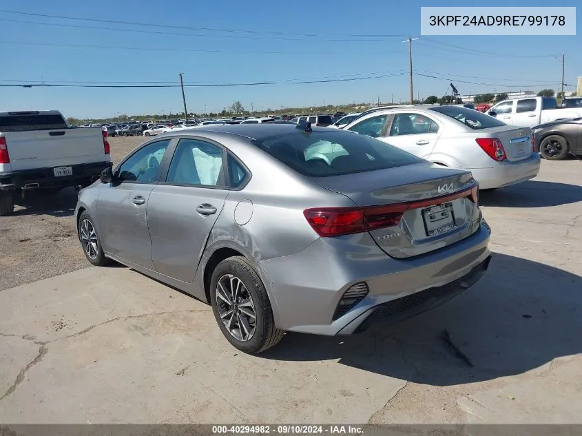 2024 Kia Forte Lx/Lxs VIN: 3KPF24AD9RE799178 Lot: 40294982