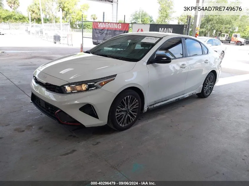 2024 Kia Forte Gt-Line VIN: 3KPF54AD7RE749676 Lot: 40296479