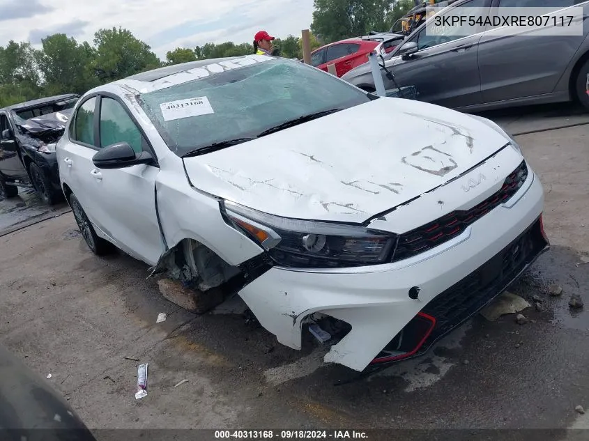 2024 Kia Forte Gt-Line VIN: 3KPF54ADXRE807117 Lot: 40313168