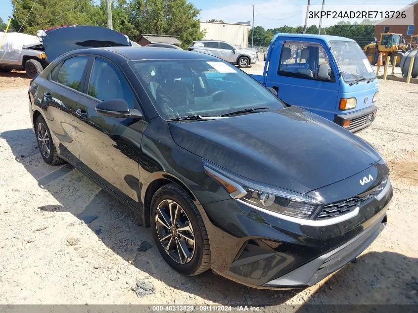 2024 Kia Forte Lxs VIN: 3KPF24AD2RE713726 Lot: 40313829