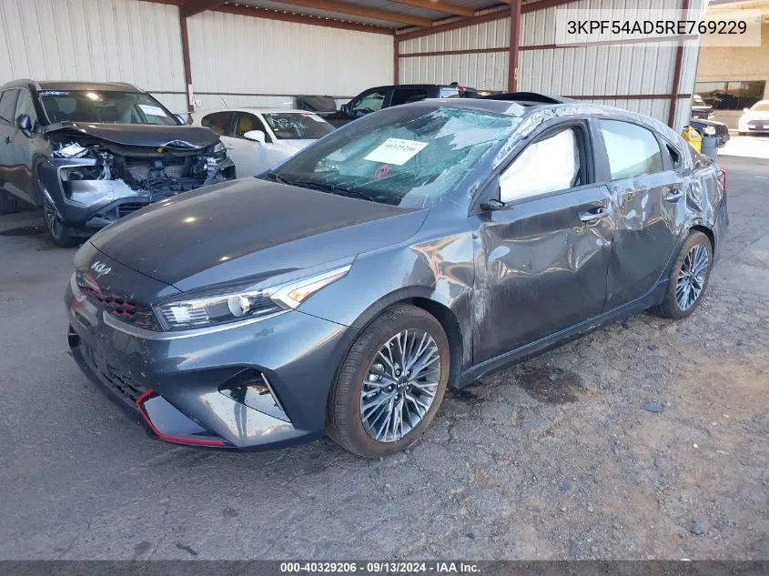 2024 Kia Forte Gt-Line VIN: 3KPF54AD5RE769229 Lot: 40329206