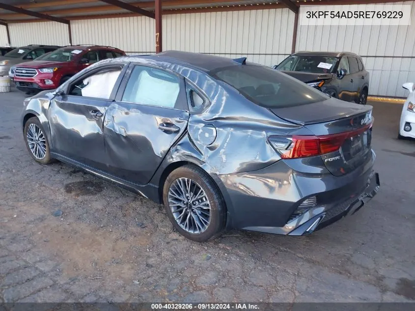 2024 Kia Forte Gt-Line VIN: 3KPF54AD5RE769229 Lot: 40329206