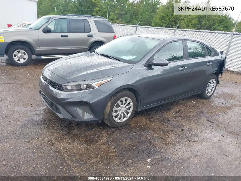 3KPF24AD1RE687670 2024 Kia Forte Lx