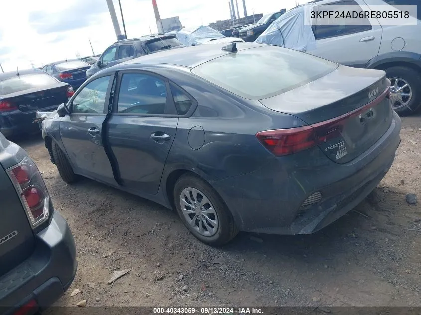 3KPF24AD6RE805518 2024 Kia Forte Lx/Lxs