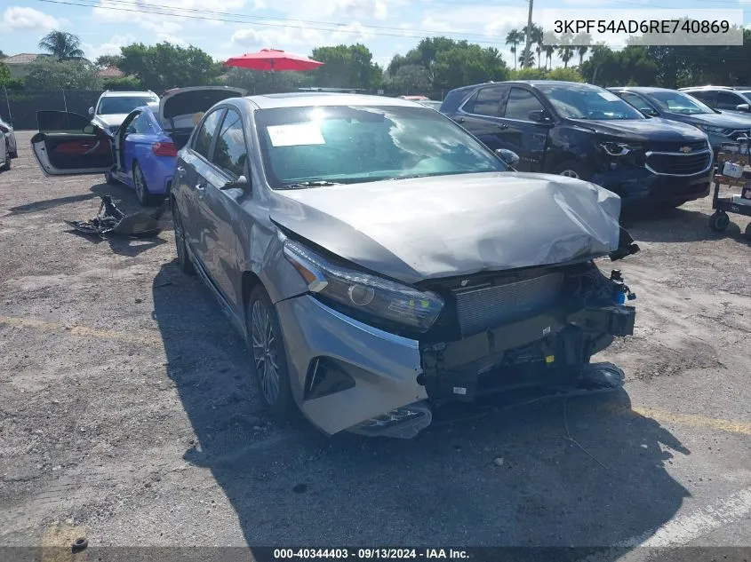 2024 Kia Forte Gt Line VIN: 3KPF54AD6RE740869 Lot: 40344403