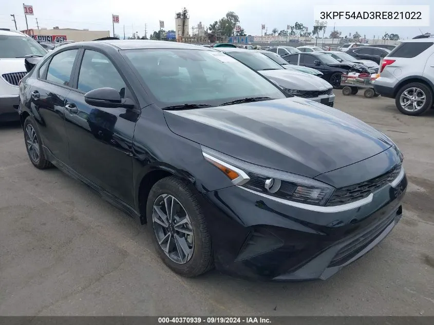 2024 Kia Forte Gt-Line VIN: 3KPF54AD3RE821022 Lot: 40370939