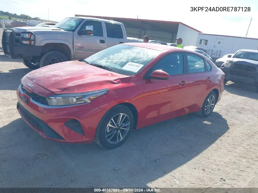 2024 Kia Forte Lxs VIN: 3KPF24AD0RE787128 Lot: 40387501