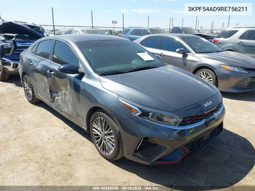 2024 Kia Forte Gt-Line VIN: 3KPF54AD9RE756211 Lot: 40389098