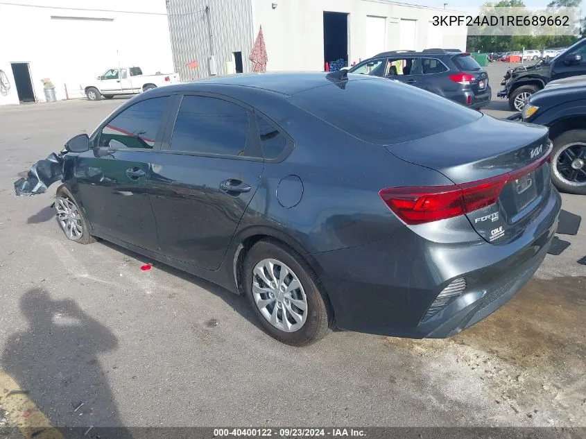 2024 Kia Forte Lx/Lxs VIN: 3KPF24AD1RE689662 Lot: 40400122