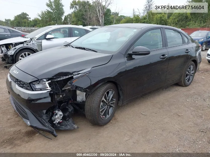 2024 Kia Forte Lxs VIN: 3KPF24AD6RE754604 Lot: 40402330