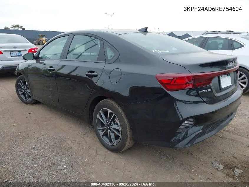 2024 Kia Forte Lxs VIN: 3KPF24AD6RE754604 Lot: 40402330