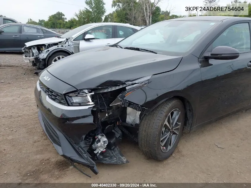 2024 Kia Forte Lxs VIN: 3KPF24AD6RE754604 Lot: 40402330