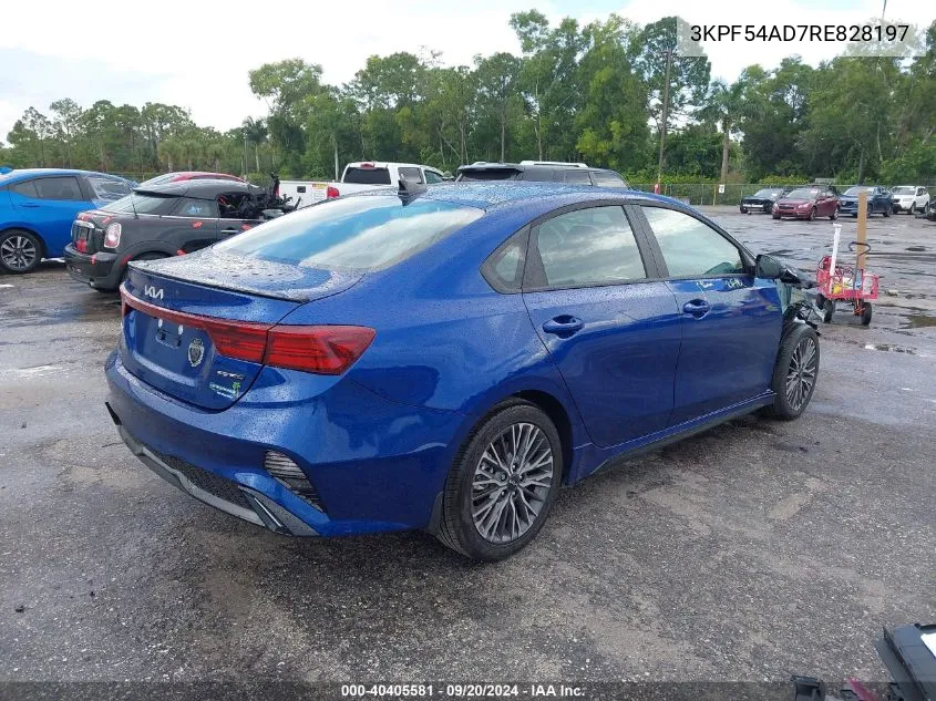 2024 Kia Forte Gt-Line VIN: 3KPF54AD7RE828197 Lot: 40405581