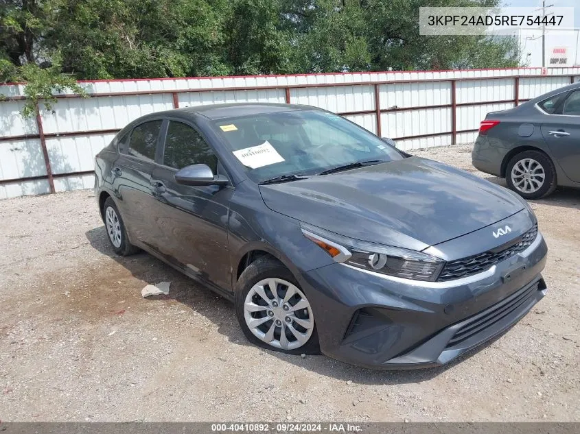 2024 Kia Forte Lx/Lxs VIN: 3KPF24AD5RE754447 Lot: 40410892