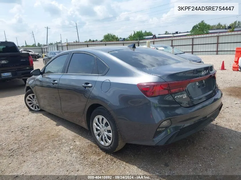 2024 Kia Forte Lx/Lxs VIN: 3KPF24AD5RE754447 Lot: 40410892