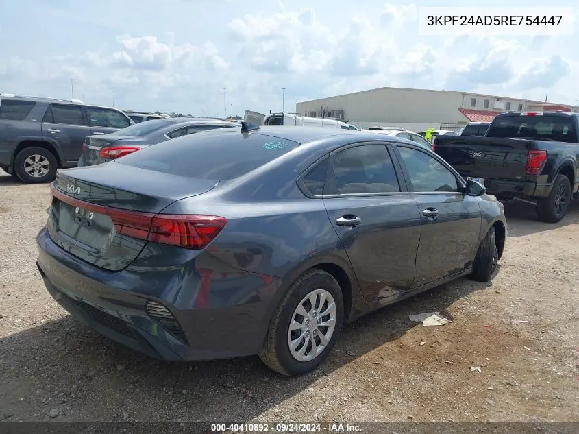 2024 Kia Forte Lx/Lxs VIN: 3KPF24AD5RE754447 Lot: 40410892