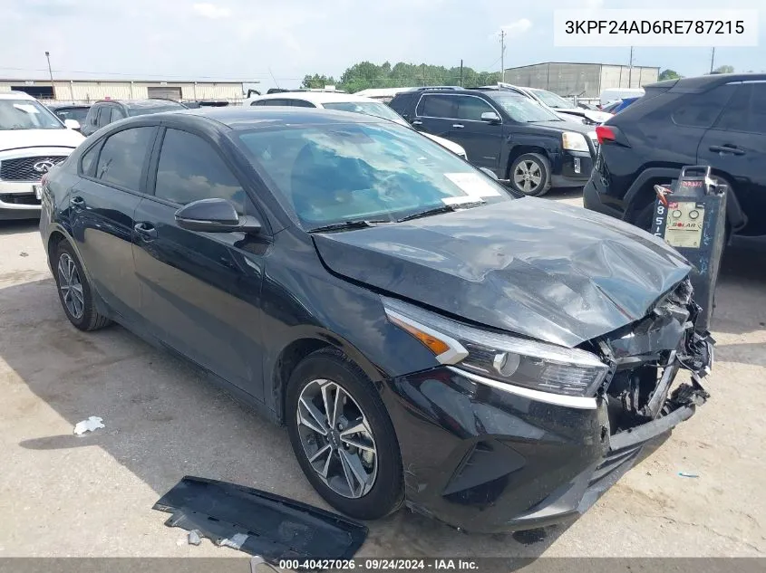 2024 Kia Forte Lxs VIN: 3KPF24AD6RE787215 Lot: 40427026