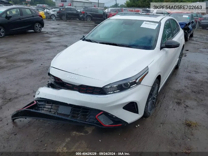 2024 Kia Forte Gt-Line VIN: 3KPF54AD5RE702663 Lot: 40429229