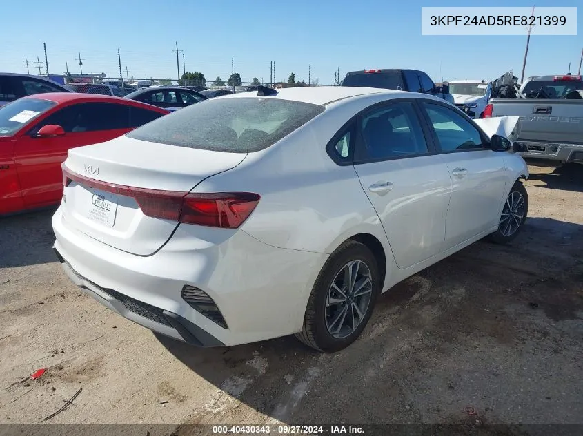 3KPF24AD5RE821399 2024 Kia Forte Lxs