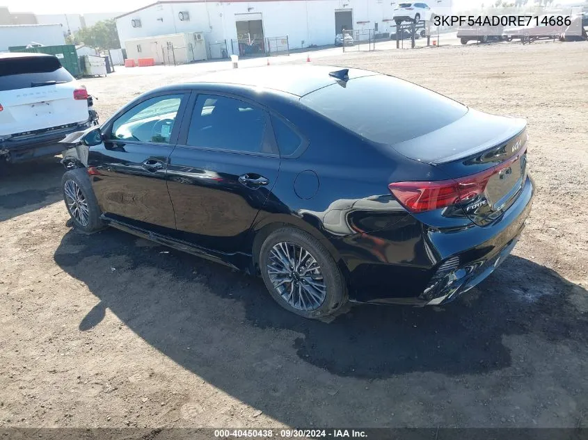 2024 Kia Forte Gt Line VIN: 3KPF54AD0RE714686 Lot: 40450438