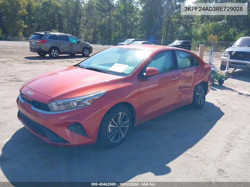 2024 Kia Forte Lxs VIN: 3KPF24AD3RE729028 Lot: 40462569