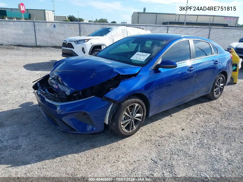 3KPF24AD4RE751815 2024 Kia Forte Lxs