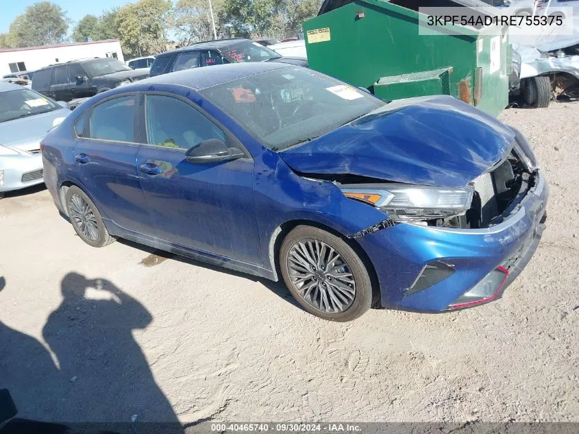 2024 Kia Forte Gt Line VIN: 3KPF54AD1RE755375 Lot: 40465740