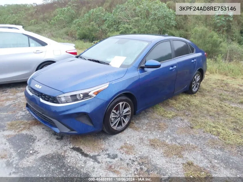 2024 Kia Forte Lx/Lxs VIN: 3KPF24AD8RE753146 Lot: 40485991