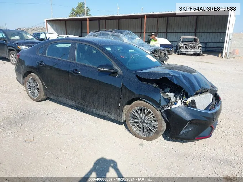 2024 Kia Forte Gt-Line VIN: 3KPF54AD3RE819688 Lot: 40686867