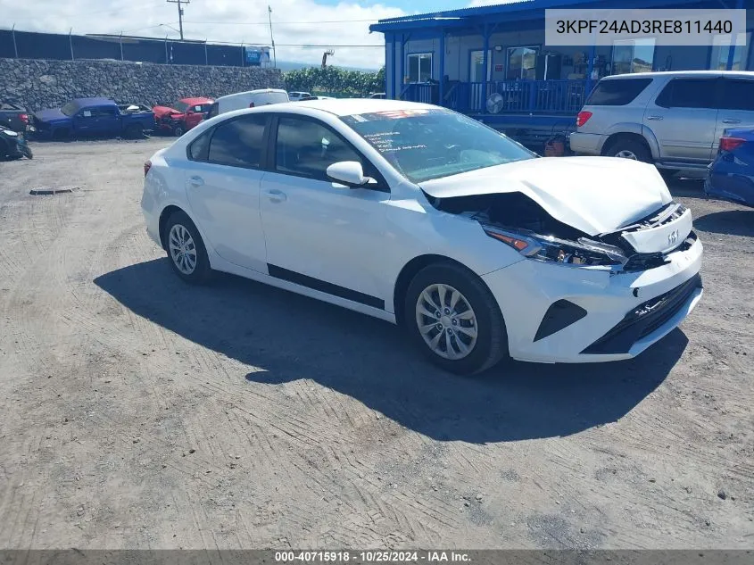 2024 Kia Forte Lx VIN: 3KPF24AD3RE811440 Lot: 40715918