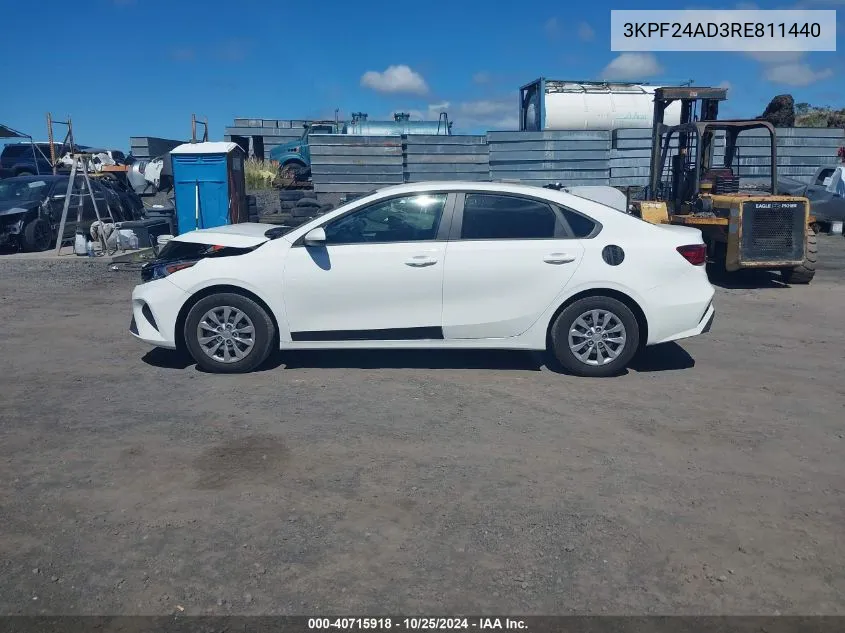 2024 Kia Forte Lx VIN: 3KPF24AD3RE811440 Lot: 40715918